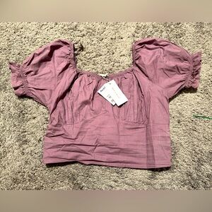 Purple ish crop top